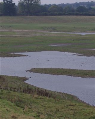 Nosterfield nature reserve is sulpted to provide lots of water margins