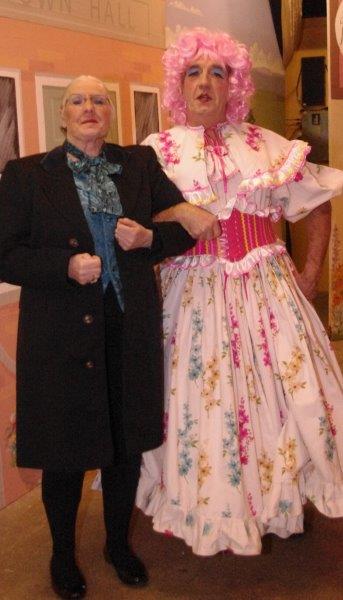 The Dame gets her man in Appleton Wiske Pantomime